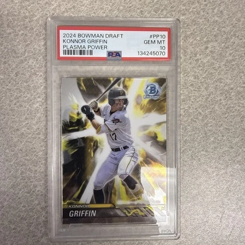 2024 Bowman Draft #PP-10 - Konnor Griffin Power Plasma PSA 10 Gem Mint!
