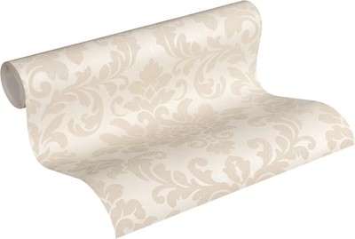 Livingwalls Diamant 372703 Tapete Ornament Baroque Beige/creme Metallic 10m