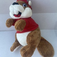 Buc-ees Beaver Mascot 10  Plush Jaag TShirt Bucky Bucees Stuffed Animal Toy