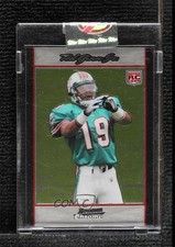 2007 Bowman Chrome Box Loader Silver Uncirculated /1079 Ted Ginn Jr #BC76 11pj