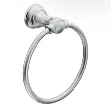 Moen YB8486CH Weymouth Round Closed Towel Ring in Polished Chrome *scuffs*