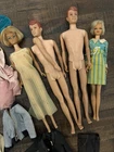 Vintage 1960s Barbie Dolls Clothes Accessories LOT Skipper Alan Midge As Is