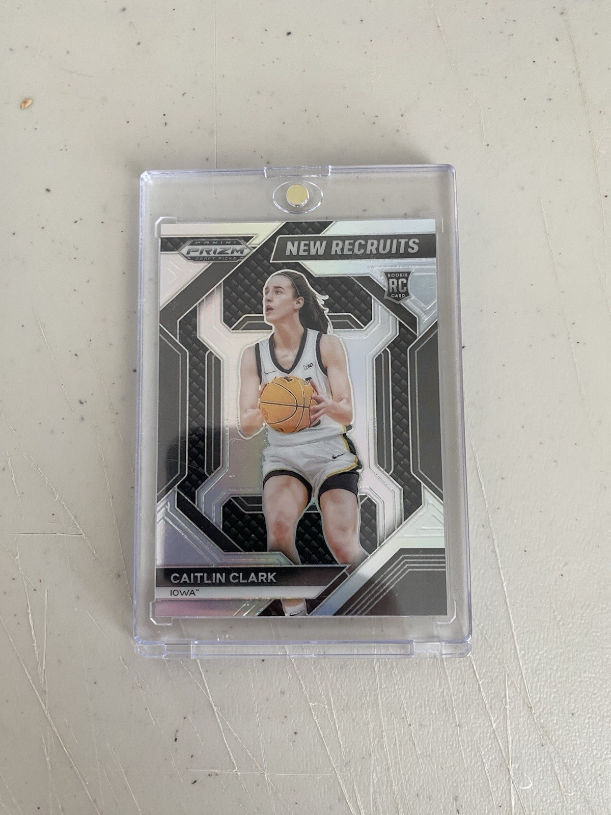 2024 Panini Prizm Draft Picks - New Recruits Caitlin Clark #14 Silver Prizm (RC)