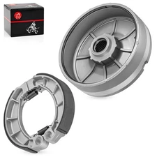 Rear Brake Drum Hub w/ Shoes Spring for Honda Foreman 400 TRX400FW 4x4 1995-2003