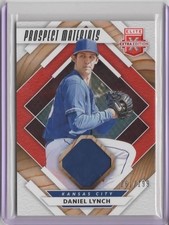 2020 Elite Extra Edition Prospect Materials Orange #24 Daniel Lynch   161/199