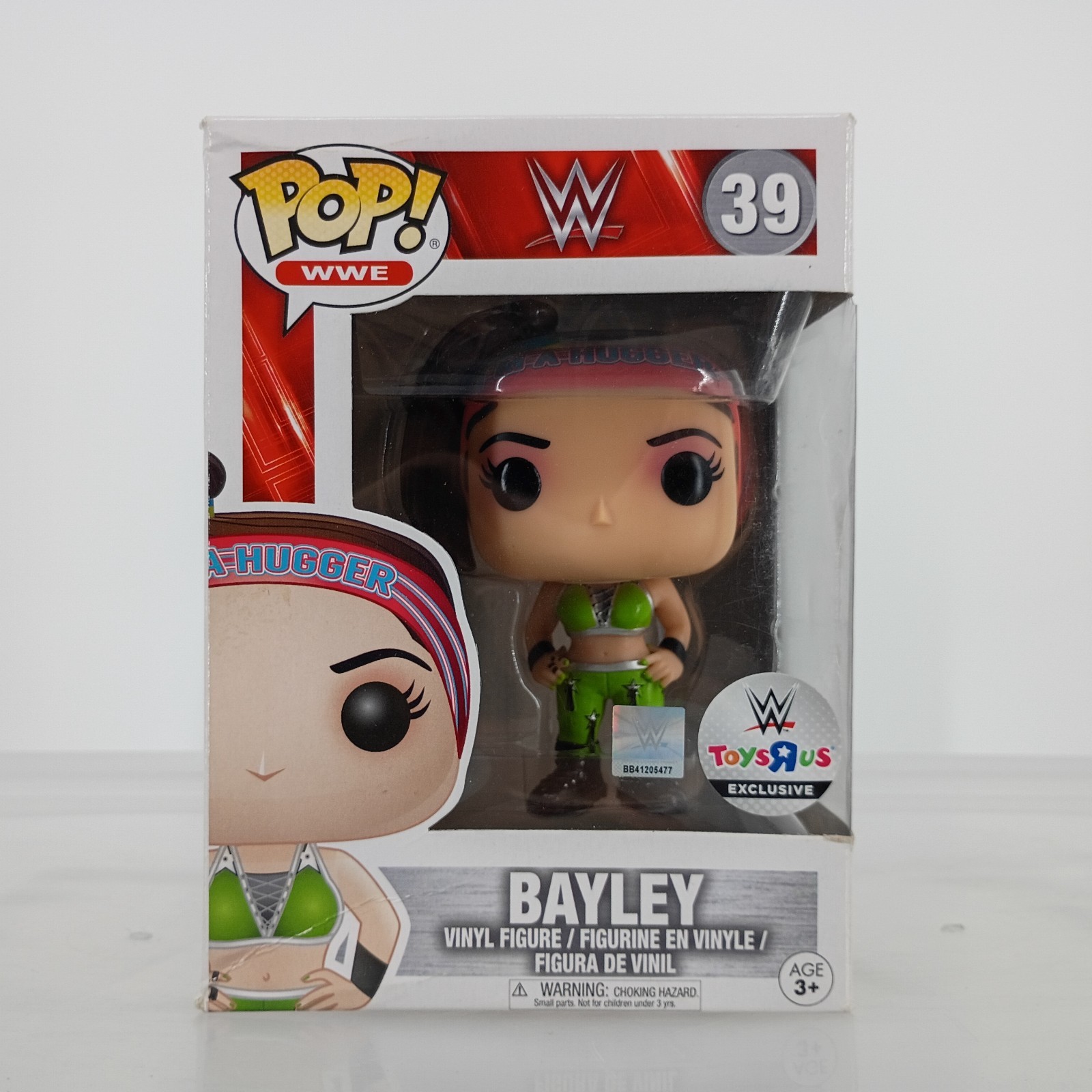 Funko Pop Bayley 39 Wwe Toys R Us Exclusive Vinyl Figure Not Mint