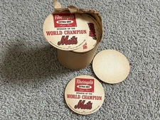 70 Vintage Beer Coasters Rheingold NY Mets World Champions USA G999