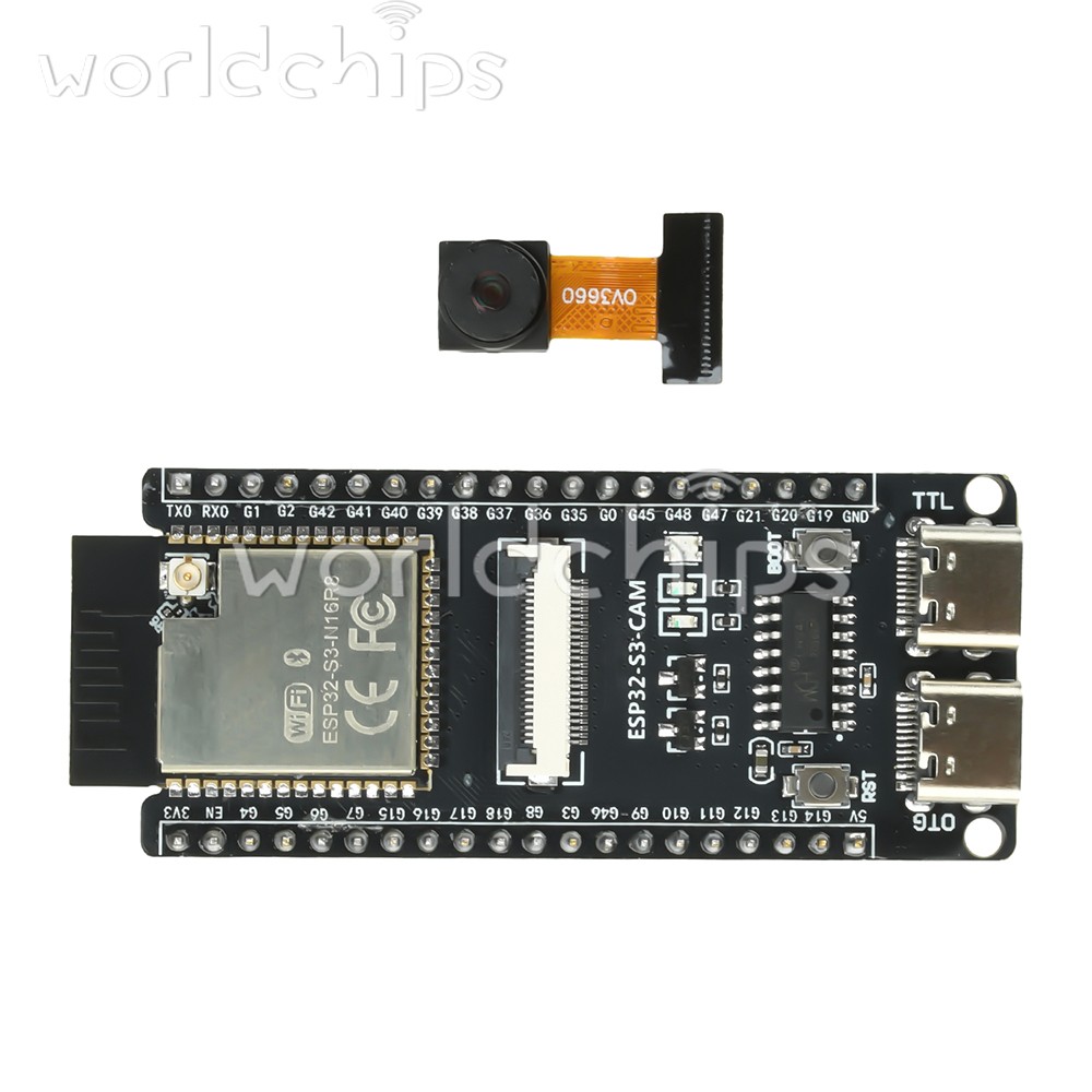 ESP32-S3-CAM OV3660 WIFI Bluetooth Development Core Board CH340