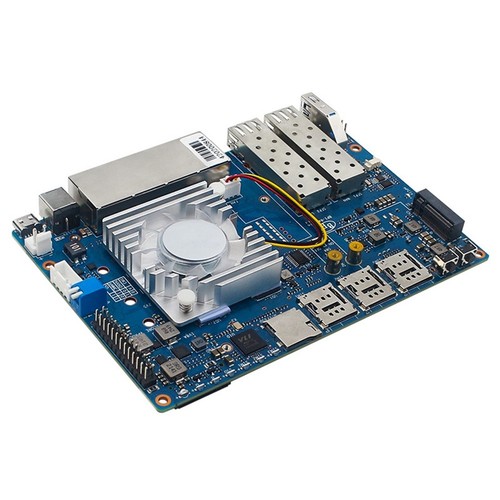 Refroidisseur en aluminium avec ventilateur pour Banana Pi R4, refroidissement, réduction de température 3975 - Photo 2/6