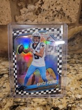 2025 Panini Prizm Bryce Young Black & White Checkerboard Prizm Panthers SP #5