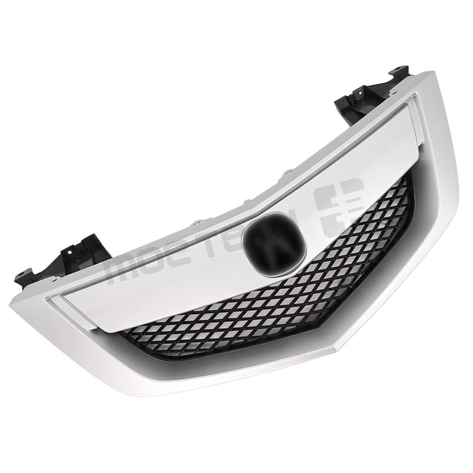 Front Bumper Upper Grille Mesh Grill for Acura MDX Silver 2010-2013 75100STXA02 Foto 2 de 4