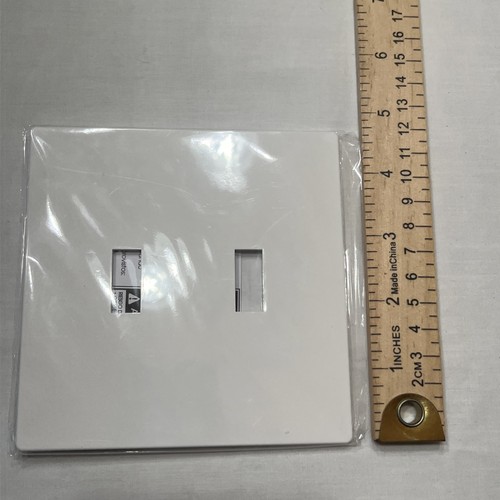 3 PACK Power Gear Double Toggle Screw less Wallplates White Jasco 61919 3 Pack - Picture 3 of 4