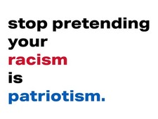 Trumpism is Racism - Anti-Trump 2025 18x24 Yard Sign w/ stake