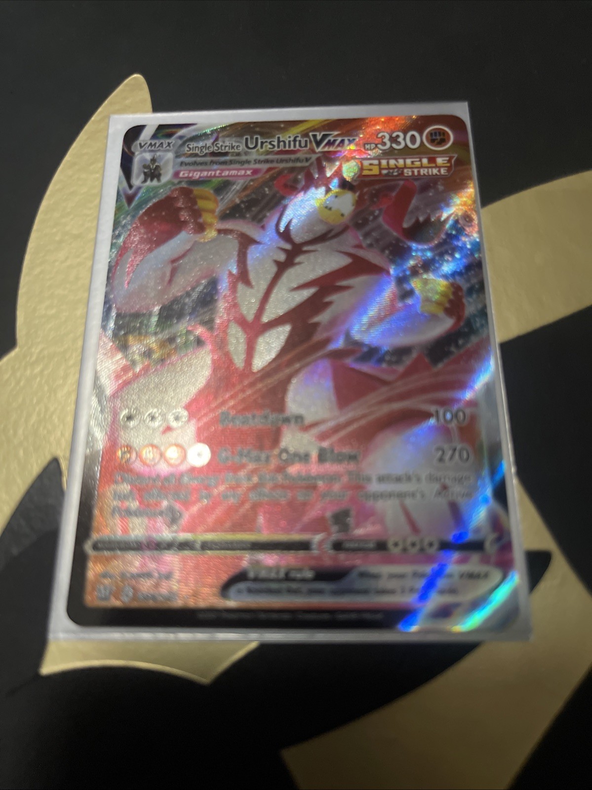 Single Strike Urshifu Vmax - 168/163 Battle Styles Alternate Art Pokemon - NM
