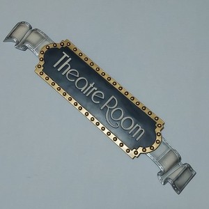 Theatre Room Sign Home Theater Movie Decoration