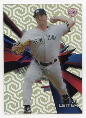 2015 Topps High Tek AL LEITER RARE CHAIN LINK PATTERN VARIATION SSP