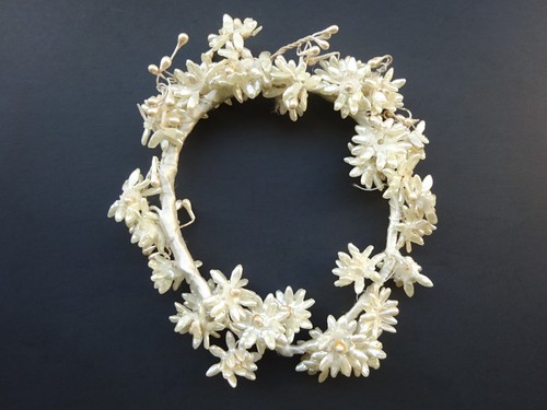 Vintage Wax Wedding Headpiece #4