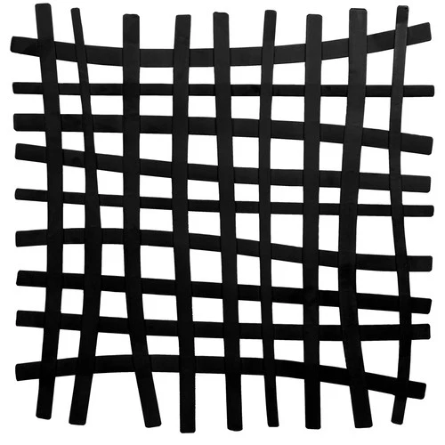 UTTERMOST 4293 ABSTRACT GRIDLINES SOLID IRON MATTE BLACK WALL PANEL ART DECOR - Picture 1 of 6