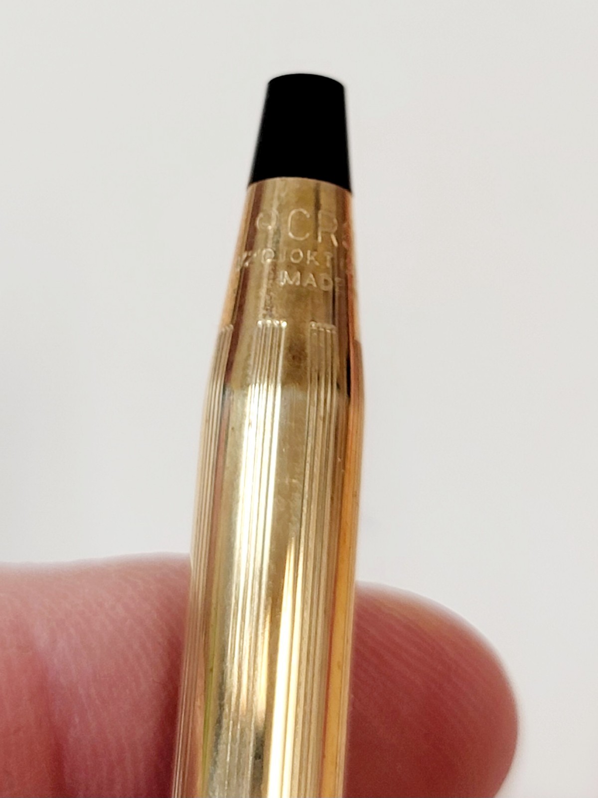 Vintage Cross Pen Pencil Set 1/20 14k Gold Filled Ladies Set Pen Purse USA Made