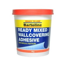 Wallpaper Paste 1kg Ready Mixed Strong Hold Vinyl Non Woven Easy Apply