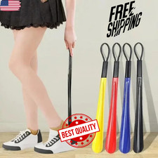 Extra Long Shoe Horn Flexible Plastic Shoe Spoon Easy Wear Helper