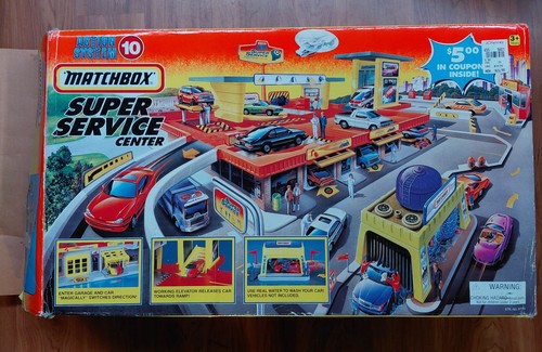 Matchbox 1995 Super Service Center With Box & Instructions Incomplete - Picture 6 of 7