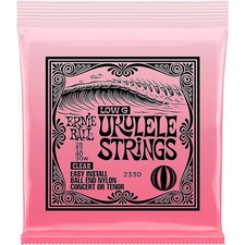 Ernie Ball Concert  Tenor Nylon Ball End Wound G Ukulele Strings - Clear