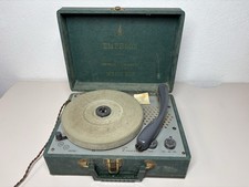 Vintage 1950s Emerson 834B Three-Speed Phonograph Turntable Record Player