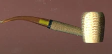 Meerschaum Corn Cob Pipe Washington MO Label Attached To The Bottom WOW