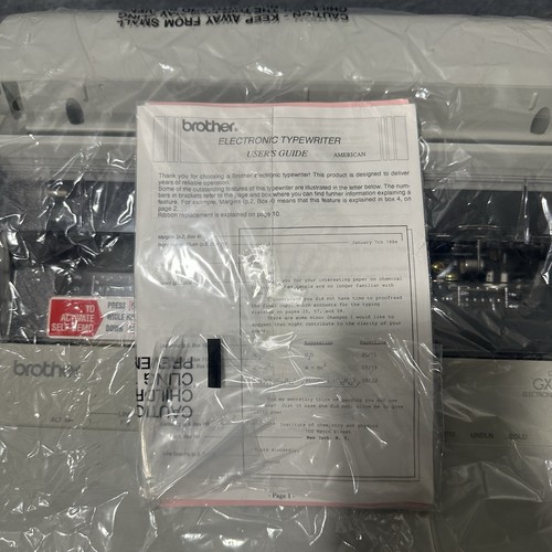 brother GX-6750 Electronic Typewriter New In Open Box Electronic Typewriter READ - Picture 3 of 16