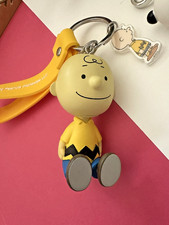 Peanuts Cartoon Snoopy Charlie Character 3D Keychain keyring Purse Gift Charm