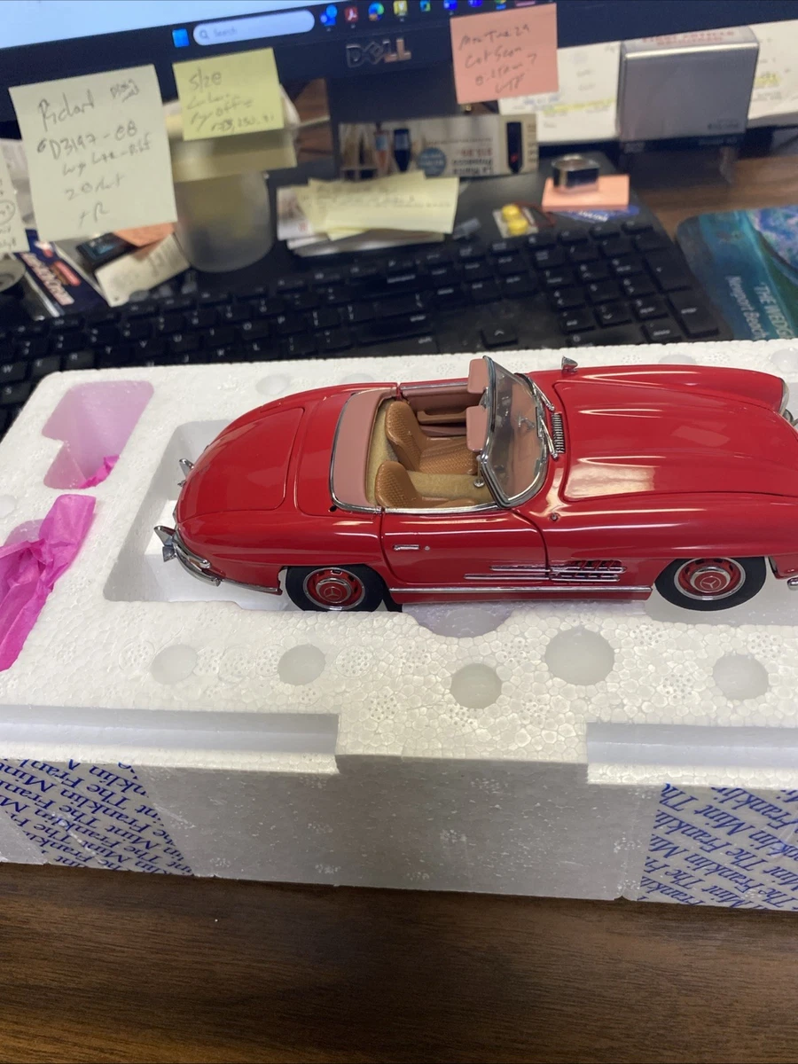 フランクリンミント 1/24 1960 メルセデスベンツ 300 SL レッド Franklin Mint Mercedes-Benz 1:24 Diecast & Toy Vehicles for sale
