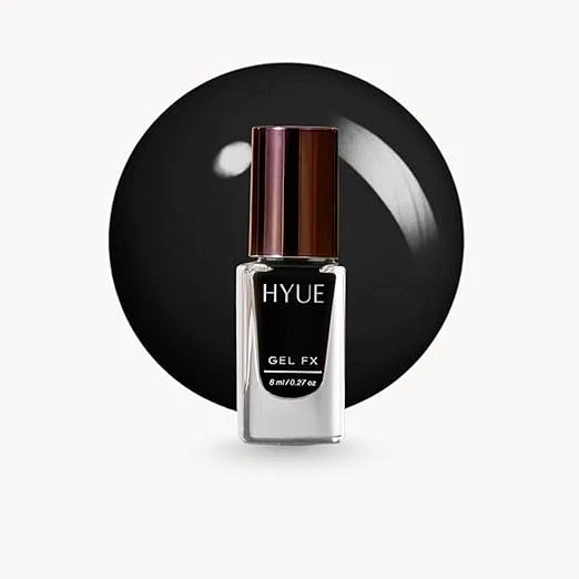 HYUE Gel FX Nail Polish | Carbon | 8ml | Ultra-Glossy Gel Finish | 14 Day Long-La