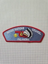 Indian Nations Council CSP Oklahoma OK Boy Scouts Council Strip BSA