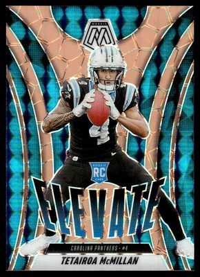 2025 Panini Mosaic Elevate Orange Tetairoa McMillan Rookie Carolina Panthers #6