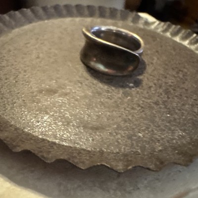 RLM Studio Sterling 925 Silber konkav Modernist Ring Gr. 7