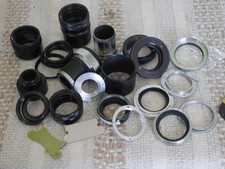 Job Lot Of Cameras accessories rings adapters etc.. vintage