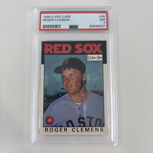 1986 OPC ROGER CLEMENS PSA 7🎈Not Topps