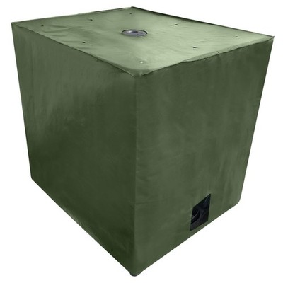  IBC Cover UV-Schutz Gewebe mit Klettverschluss in Grün