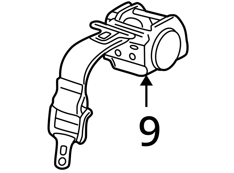 ПОДХОДИТ ДЛЯ 2003-2004 SATURN L300 L200 КОМПЛЕКТ РЕМНЕЙ R/SEAT BKL SI *NE 21993587 - НОВЫЙ ОТ ОРИГИНАЛЬНОГО ПРОИЗВОДИТЕЛЯ - Изображение 3 из 3