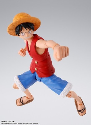 Bandai Tamashii One Piece S.H.Figuarts Monkey D Luffy Romance Dawn Action Figure