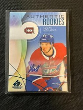 2024-25 SP Game Used Auto Blue Logan Mailloux Auto Montreal Canadiens #273