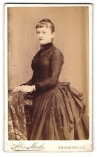 Photograph Albin Meiche, Annaberg i. S., Zigzag Promenade, Bourgeois Woman i