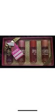 VICTORIA'S SECRET PINK BODY MIST SET HOT CRUSH, SUNKISSED, FRESHCLEAN WARMCOZY