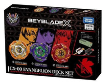 TAKARATOMY MALL EVANGELION STORE Limited BEYBLADE X CX-00 Evangelion Deck Set