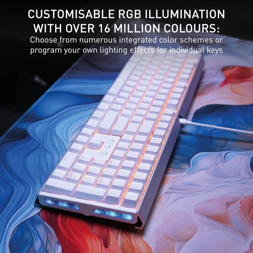 MX 3.1 Mechanical Wired Gaming Keyboard | New MX2A Switches (White, MX2A Brown) - Picture 7 of 9