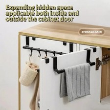 Wall-Mounted Kitchen Towel Rack - 1/2pcs Space-Saving Dishcloth Holder, No Drill