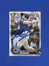 Mark Zagunis Cubs 2016 Bowman Prospects Signed Auto Card #BP36 autograph