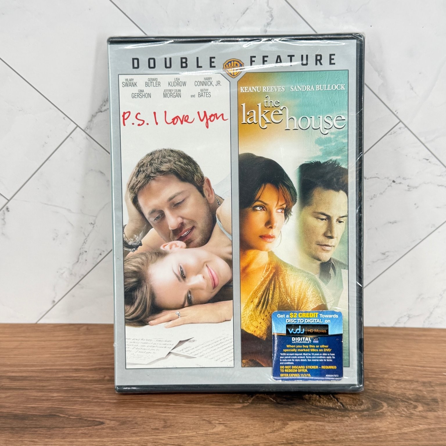 P.S. I Love You and The Lake House DVD 2012 Double Feature NEW SEALED