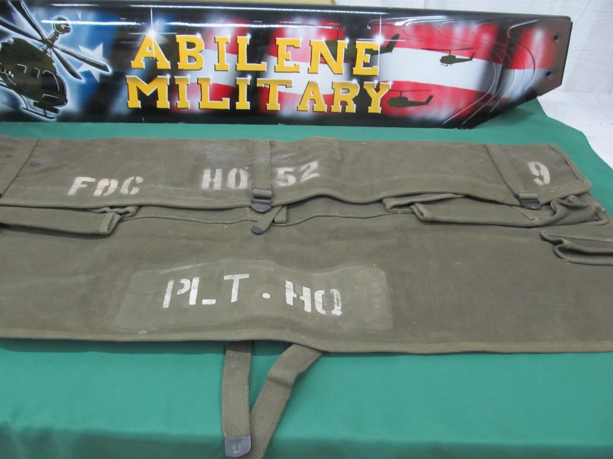 実物ミリタリー 無線機アンテナ収納ケース CW-206/GR 軍用装備 Vietnam Era US ARMY CW-206/GR Radio Antenna and accessory canvas